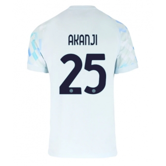 Billige Fotballdrakt Inter Milan Manuel Akanji #25 Replika Bortedrakt 2025-26 Kortermet